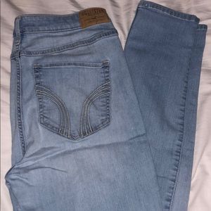 hollister super skinny high rise jeans